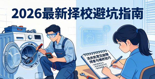 维修洗衣机在哪学好_洗衣机维修培训就业班_学维修洗衣机难吗