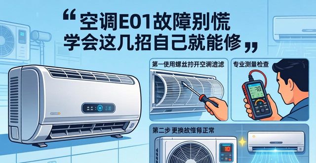 空调显示e01_空调报警e01_空调故障e01